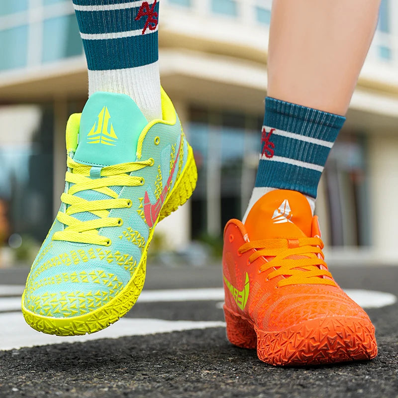Anti Slip Wear Resistant Basketball Shoes High Top Stable Support Shock Absorption Breathable Upper Outdoor Street SportsFitness
