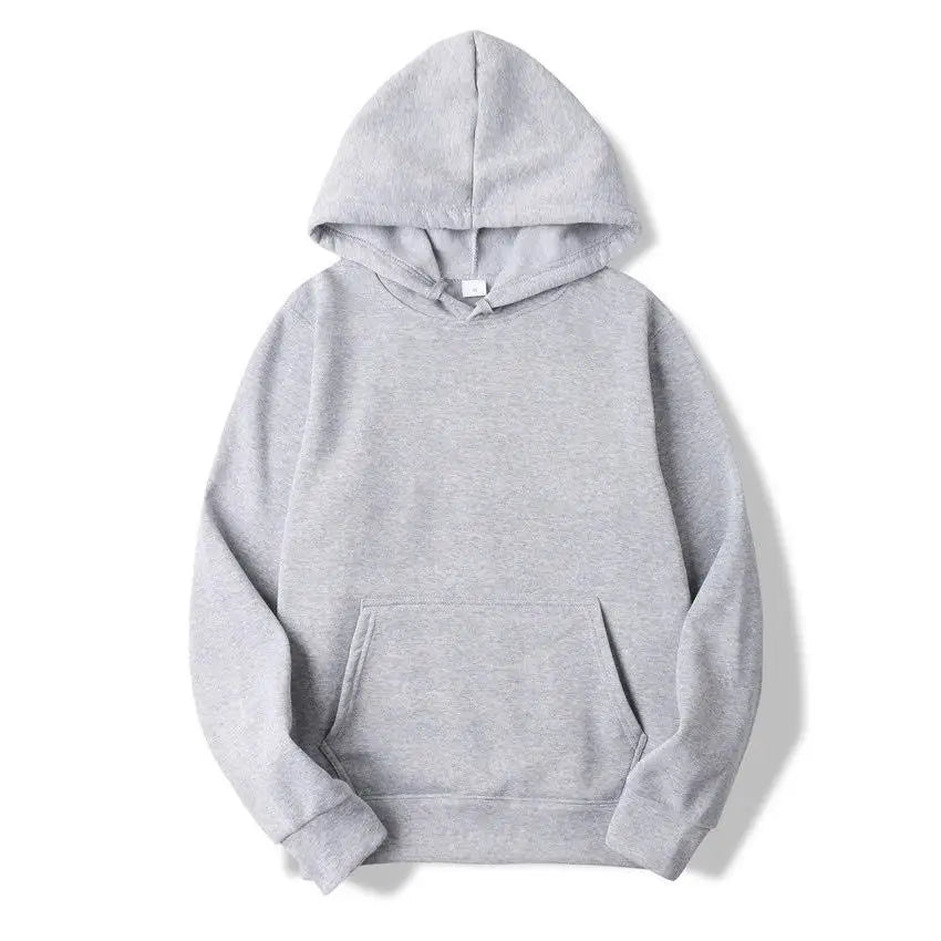 Blank Fleece Pullover Hoodie Men Fashion Hooded Sweatshirt Unisex Black White Hoodies For Men Sudaderas Para Hombres Polerones