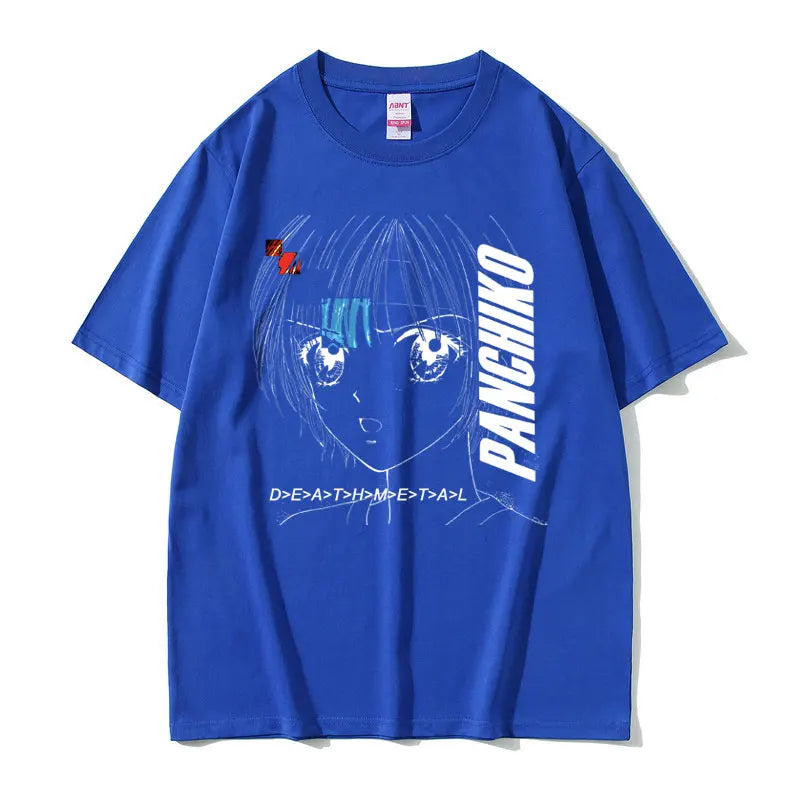 Rock Band Panchiko DEATHMETAL Album Graphic Print Tshirt Men Women Vintage Casual T-shirts Male Oversized Tees Gothic Streetwear