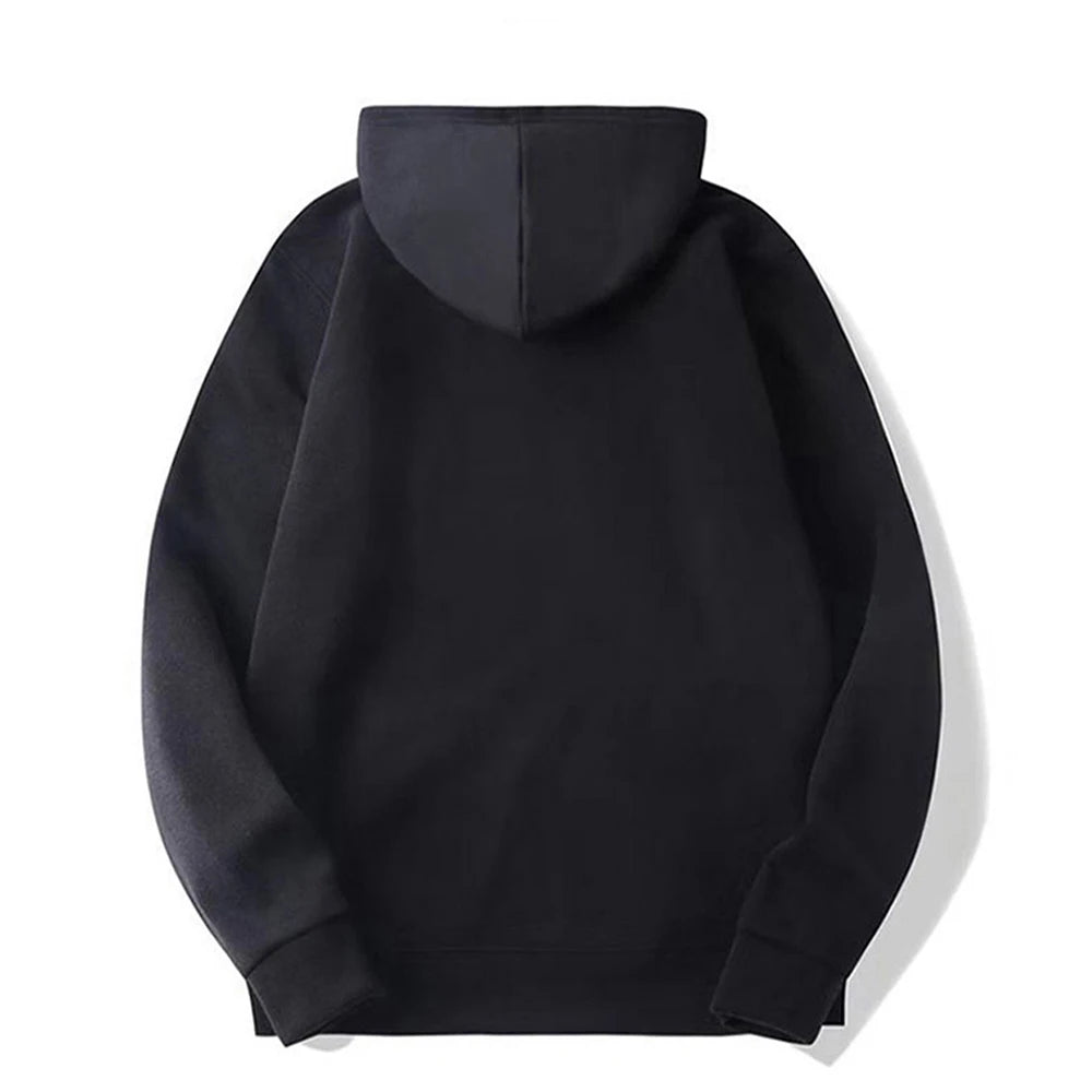 Blank Fleece Pullover Hoodie Men Fashion Hooded Sweatshirt Unisex Black White Hoodies For Men Sudaderas Para Hombres Polerones