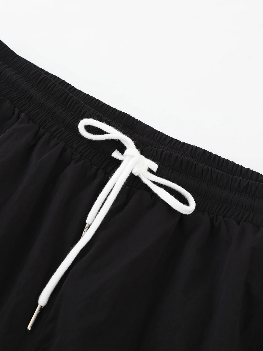 American Side Stripe Letter Embroidered Wide Leg Casual Pants Men's Summer Loose Draped Sports Trousers