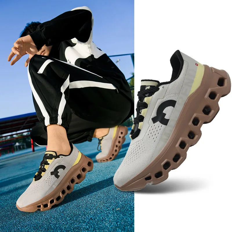 2026 Air Cushion Running Shoes Jogging Marathon Men Sports Breathable Lightweight Women's Comfortable Nonskid Leisure Sneakers
