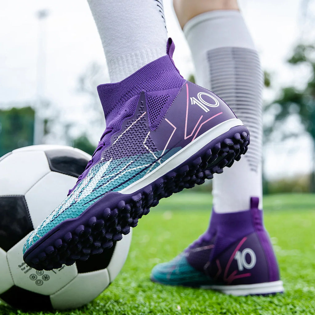 Short Spike Cleats New Competition Level Football Shoes for Men and Women Universal Professional Game Training Sports Shoes