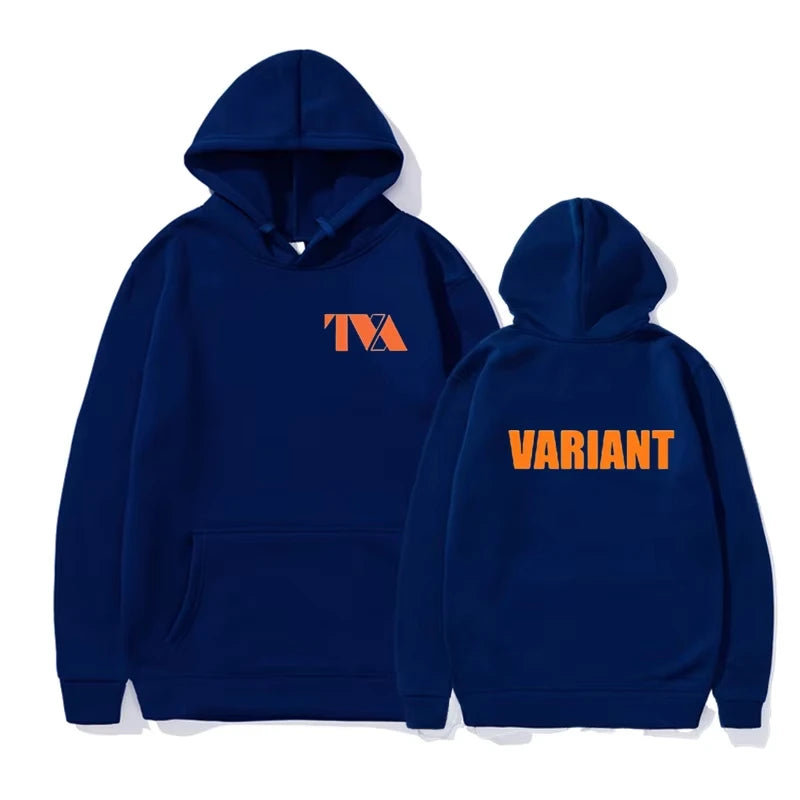 Spring and Autumn fashion new LOKI TVA Variant Letter letter printed streetwear unisex hoodie Unix warm casual sportswear