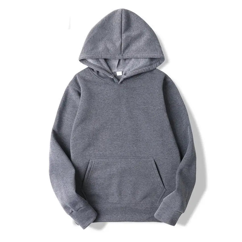 Blank Fleece Pullover Hoodie Men Fashion Hooded Sweatshirt Unisex Black White Hoodies For Men Sudaderas Para Hombres Polerones