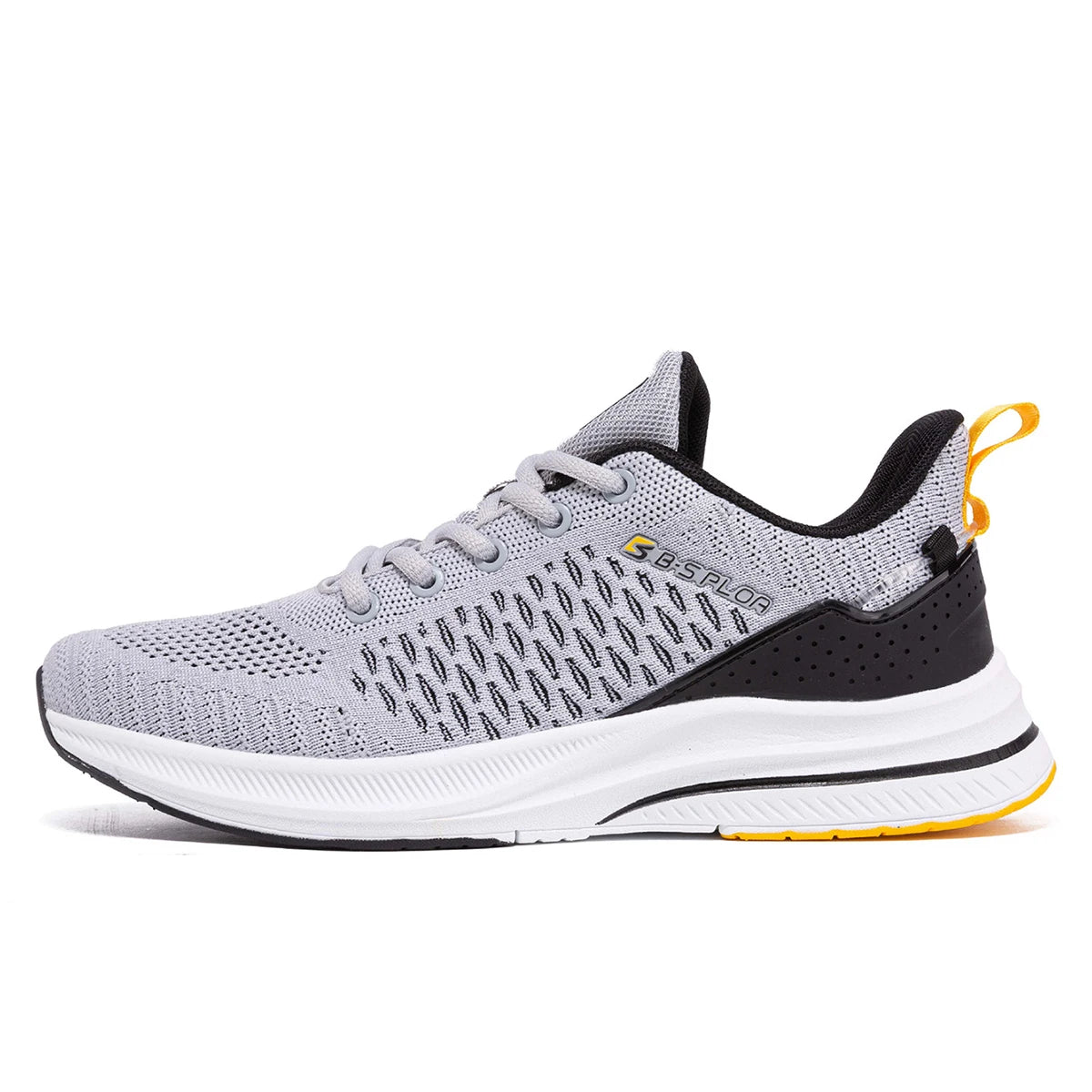 Baasploa New Running Shoes Men's Casual Lightweight Designer Mesh Sneakers Male Outdoor Breathable Lace-Up Sports Walking Shoes