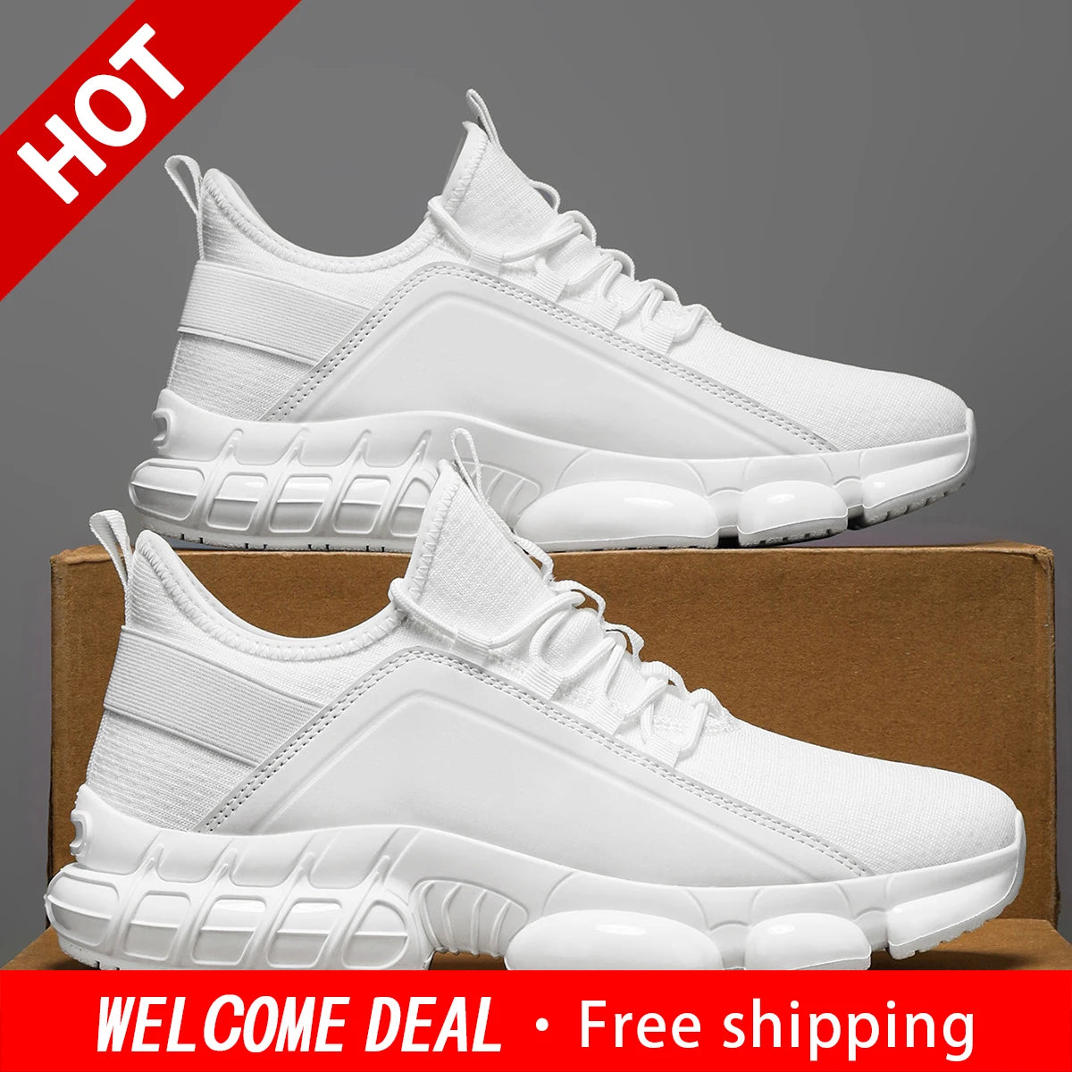 Men's Fashionable Breathable Sports casual shoes, Lightweight and Comfortable Casual shoes, Versatile Men's shoes