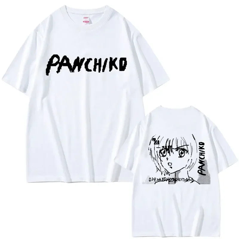 Rock Band Panchiko DEATHMETAL Album Graphic Print Tshirt Men Women Vintage Casual T-shirts Male Oversized Tees Gothic Streetwear