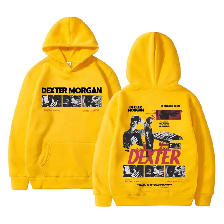 TV program Dexter Morgan The Bay Harbour Butcher Men's hoodie Casual hoodie Retro fashion Y2K Comfortable Sweatshirt