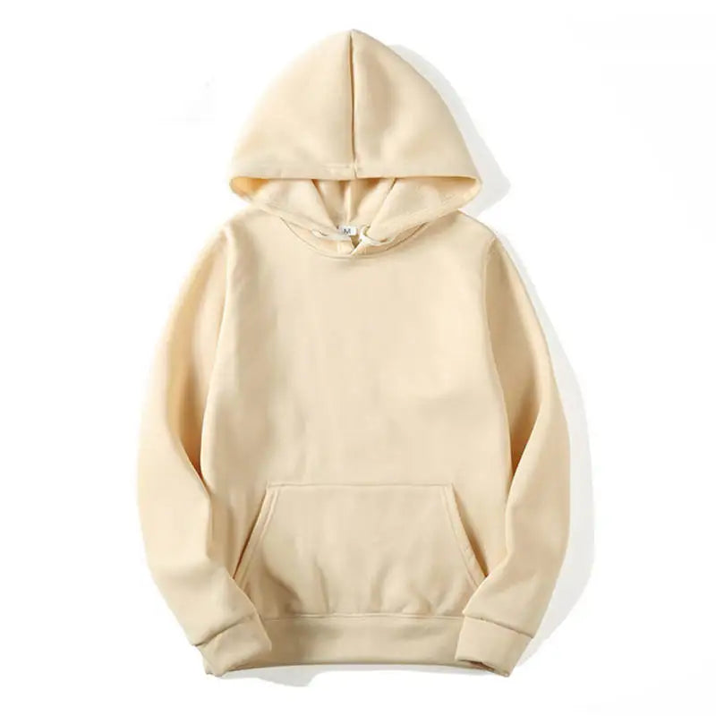 Blank Fleece Pullover Hoodie Men Fashion Hooded Sweatshirt Unisex Black White Hoodies For Men Sudaderas Para Hombres Polerones