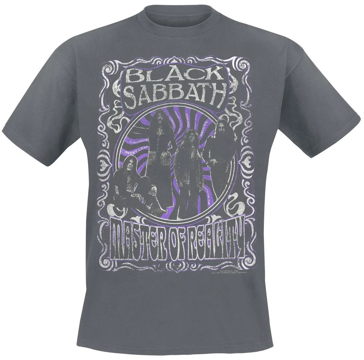 Black Sabbath Vintage Devil Print Cotton T-shirt Men Women Heavy Metal Band Unisex Short Sleeve Tee
