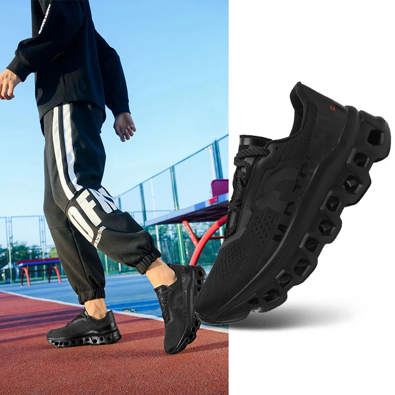 2026 Air Cushion Running Shoes Jogging Marathon Men Sports Breathable Lightweight Women's Comfortable Nonskid Leisure Sneakers