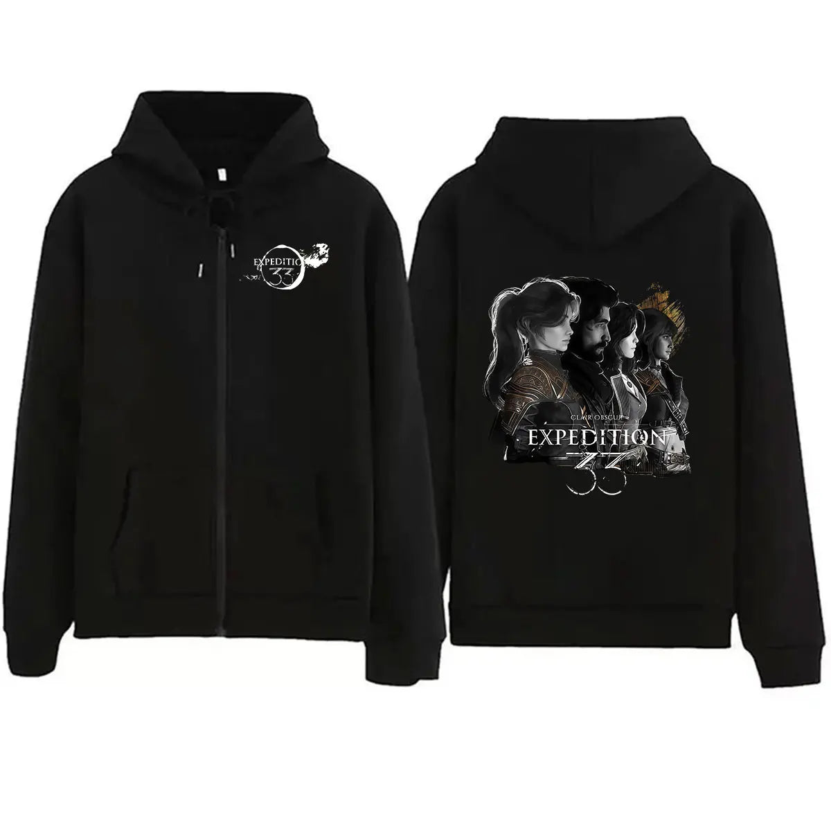 For Those Who Come After Zip Up Hoodie Clair Obscur Expedition 33 Game Fans Men Women Sweatshirt Vintage Oversized Coats Hoodies