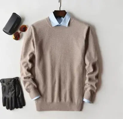 Classic Pullover V-Neck Sweater Men 2024 Autumn Winter Cashmere Cotton Blend Warm Jumper Clothes Pull Homme Man Hombres Sweater