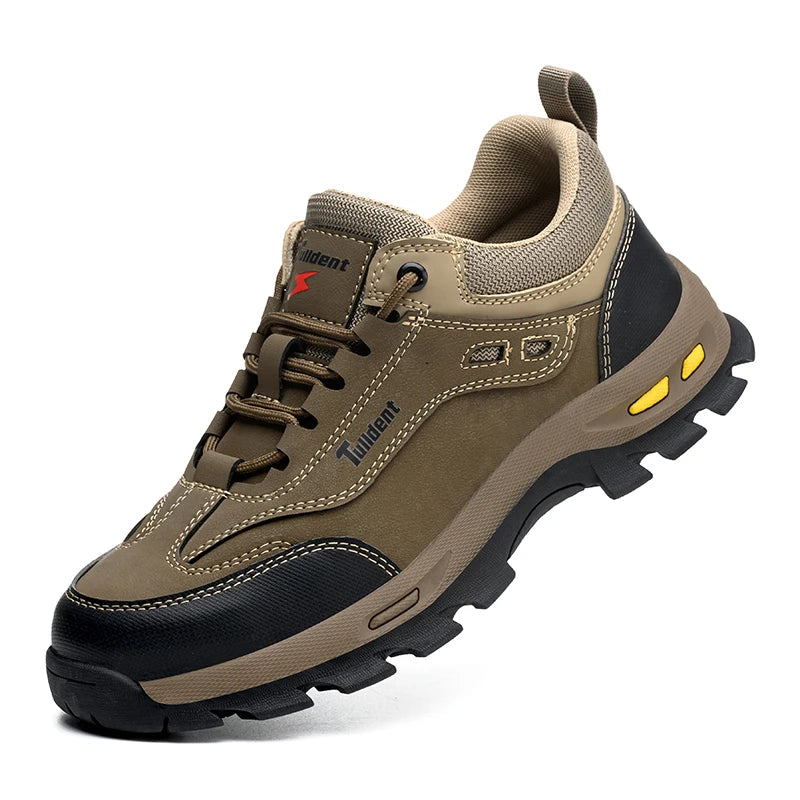 New Men's Safety Shoes, Puncture Resistant Work Shoes, Men's Protective Shoes, Wear-Resistant Work Boots Tactical Boots