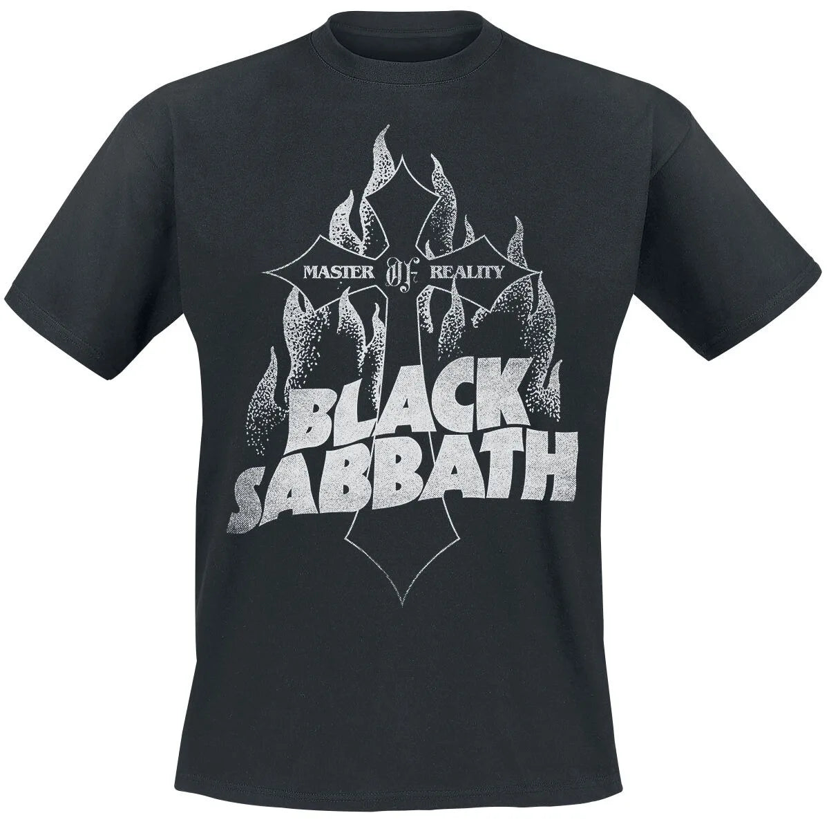 Black Sabbath Vintage Devil Print Cotton T-shirt Men Women Heavy Metal Band Unisex Short Sleeve Tee