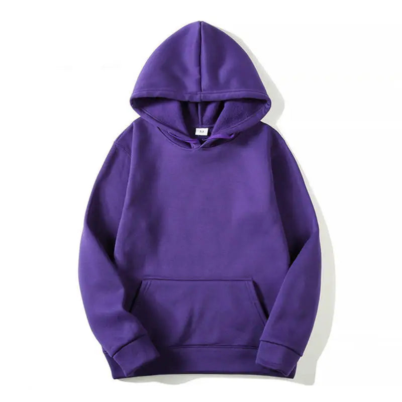 Blank Fleece Pullover Hoodie Men Fashion Hooded Sweatshirt Unisex Black White Hoodies For Men Sudaderas Para Hombres Polerones