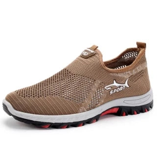 Men's Summer Sneakers Sporty Men's Mesh Shoes Breathable Sports Shoes Canvas lightweight Sneakers Cheap Shoes Clearance