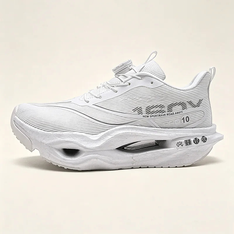Men Propulsive Carbon Plate Racing Shoes Breathable Wide Fit Energy Return Marathon Sneakers Cushion for Women Running Trainers