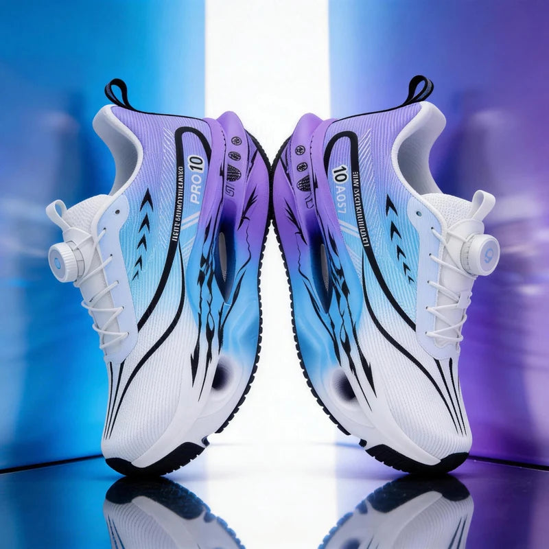 Men Propulsive Carbon Plate Racing Shoes Breathable Wide Fit Energy Return Marathon Sneakers Cushion for Women Running Trainers