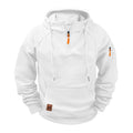 2025 New Men's Keep Warm Hoodie Streetwear Jacket Long Sleeve Sweatshirts Zipper Hooded Pullover Male Running Hooded Sweatshirt