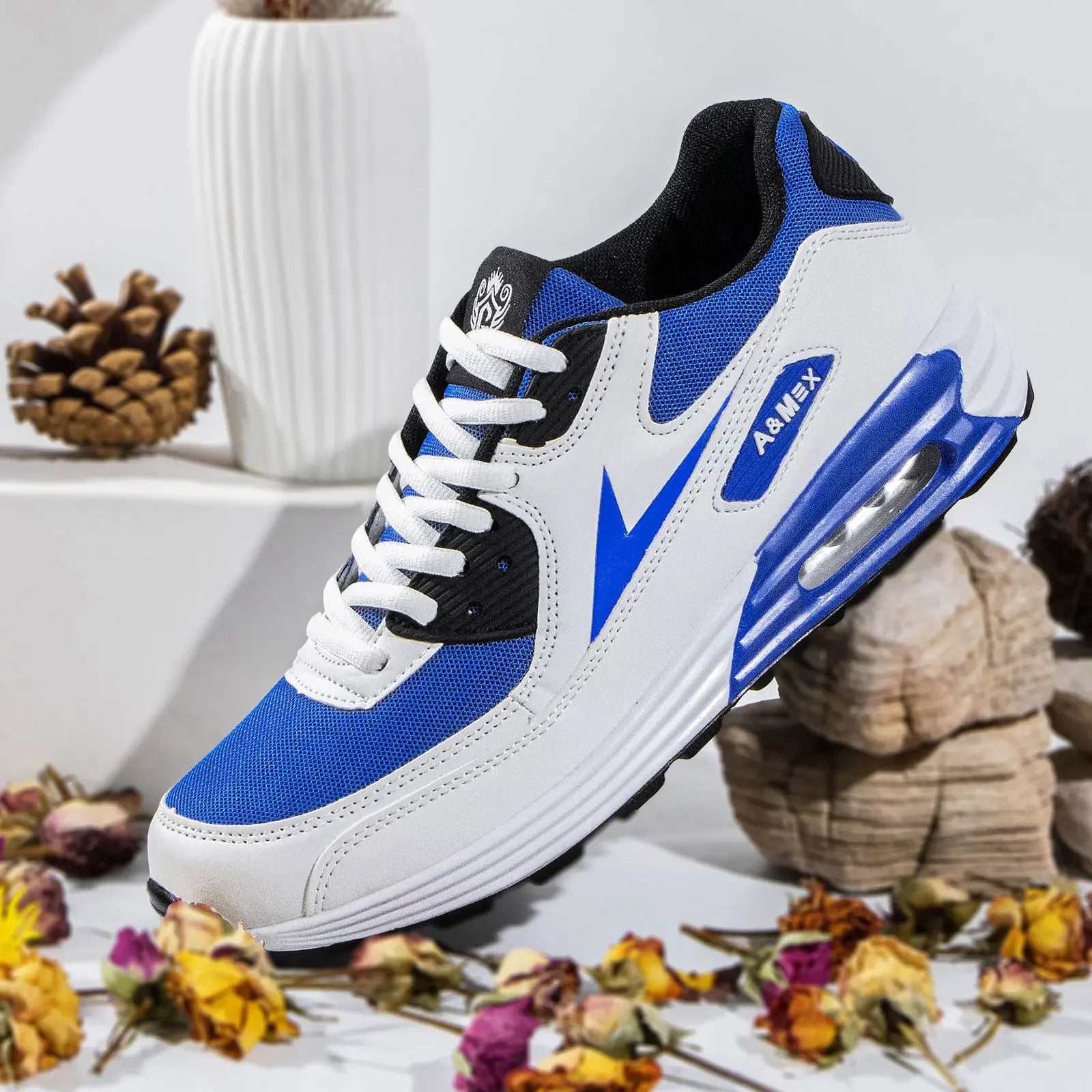 Men's Running Shoes Breathable Air Cushion Sneakers Athletics Sport Trainer Tennis Basketball Shoes