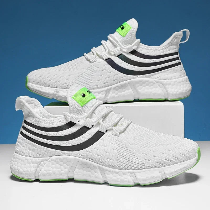Men’s Sneakers Comfortable Breathable Platform Shoes Summer Man Running Shoes Breathable Comfortable Fashion Walking Sneakers