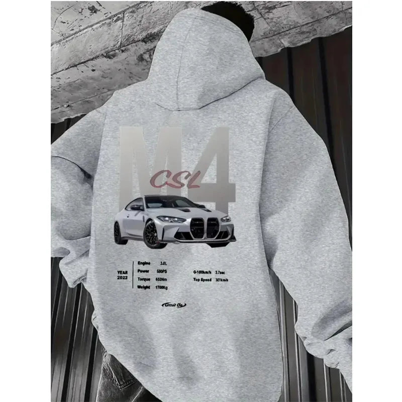Fashion Men Women Unisex F40 Car Hoodies 2025 Autumn Winter Casual Sweatshirts JDM Streetwear Hoody Tops
