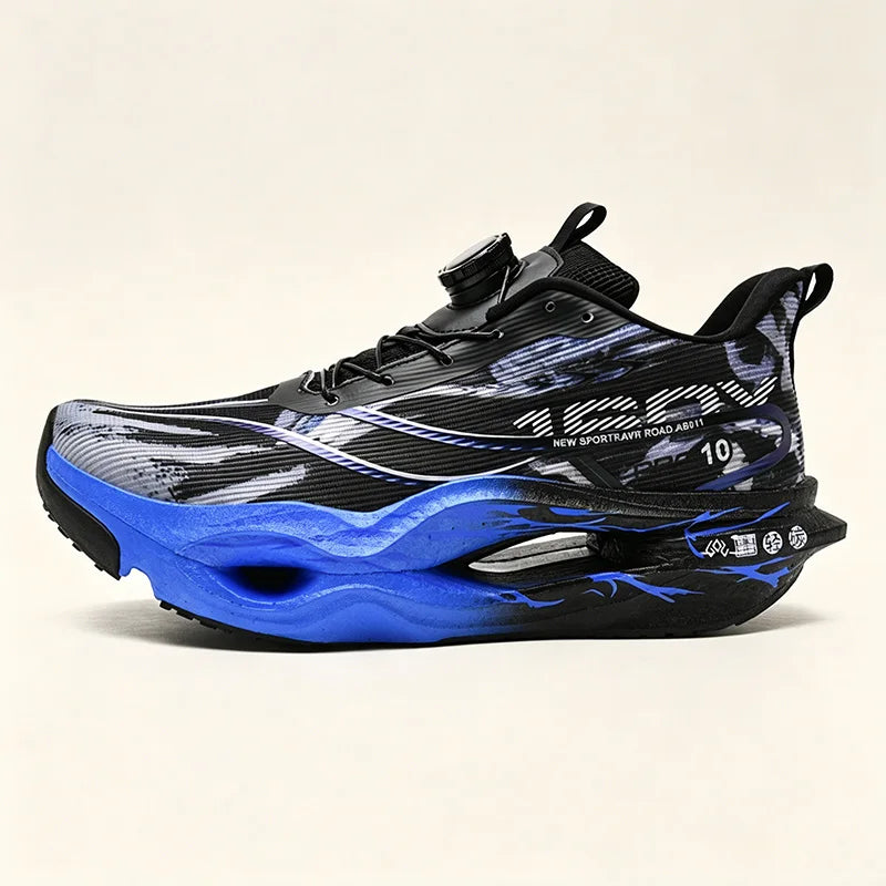 Men Propulsive Carbon Plate Racing Shoes Breathable Wide Fit Energy Return Marathon Sneakers Cushion for Women Running Trainers