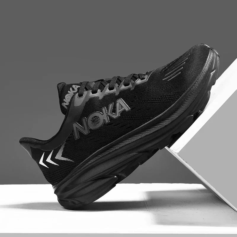 Men's Running Shoes Breathable Cushioning Luxury Shoes Trainer Race Outdoor Couple Non-Slip Jogging Sneakers Mesh Off-road Shoes