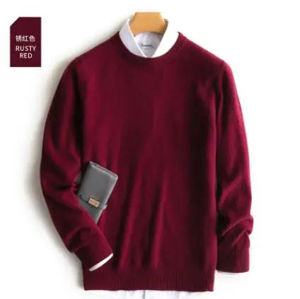 Classic Pullover V-Neck Sweater Men 2024 Autumn Winter Cashmere Cotton Blend Warm Jumper Clothes Pull Homme Man Hombres Sweater