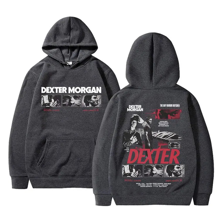 TV program Dexter Morgan The Bay Harbour Butcher Men's hoodie Casual hoodie Retro fashion Y2K Comfortable Sweatshirt