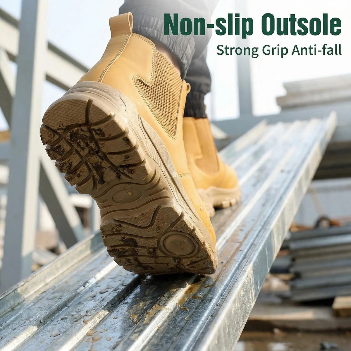 Lightweight Protection Safety Shoes Men Steel Toe Anti Smash Work Shoes Anti-puncture Indestructible Man Safety Boots Outdoor