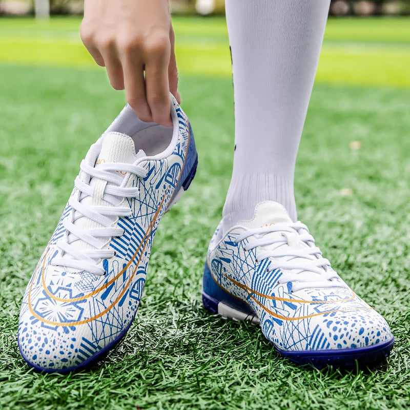 Short Spike Cleats New Competition Level Football Shoes for Men and Women Universal Professional Game Training Sports Shoes