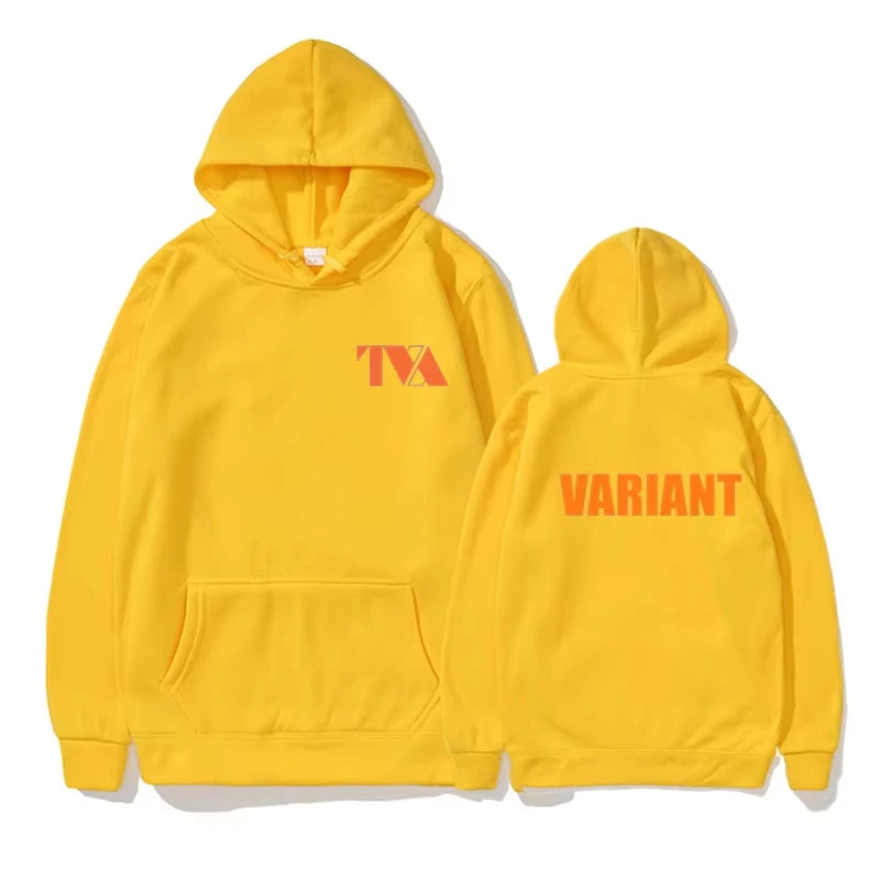 Spring and Autumn fashion new LOKI TVA Variant Letter letter printed streetwear unisex hoodie Unix warm casual sportswear