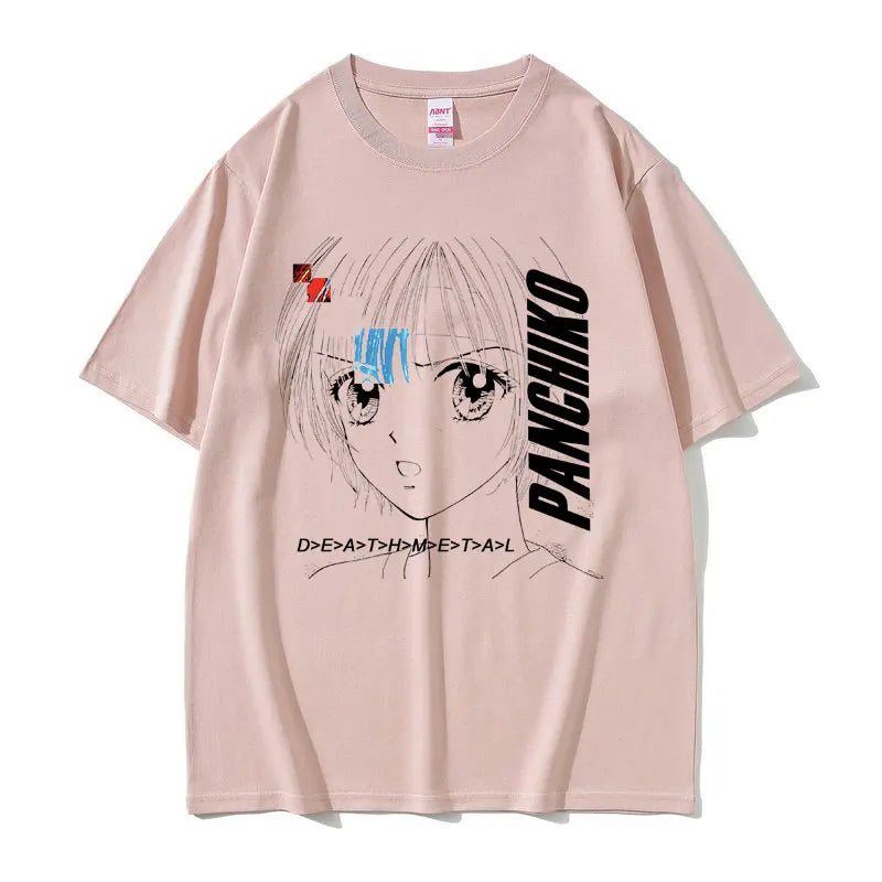 Rock Band Panchiko DEATHMETAL Album Graphic Print Tshirt Men Women Vintage Casual T-shirts Male Oversized Tees Gothic Streetwear