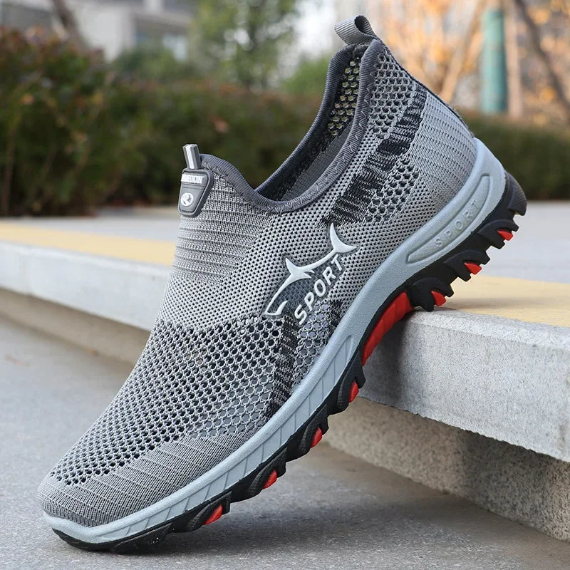 Men's Summer Sneakers Sporty Men's Mesh Shoes Breathable Sports Shoes Canvas lightweight Sneakers Cheap Shoes Clearance