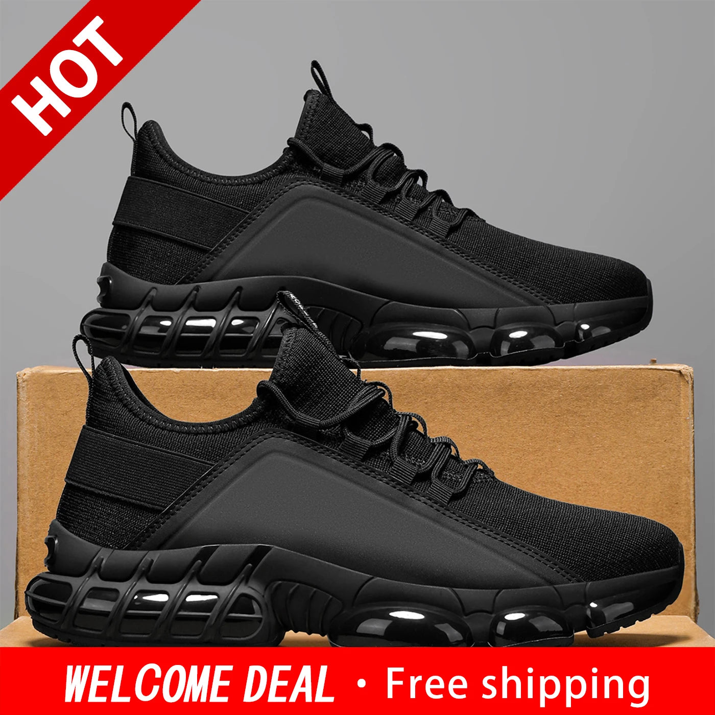 Men's Fashionable Breathable Sports casual shoes, Lightweight and Comfortable Casual shoes, Versatile Men's shoes
