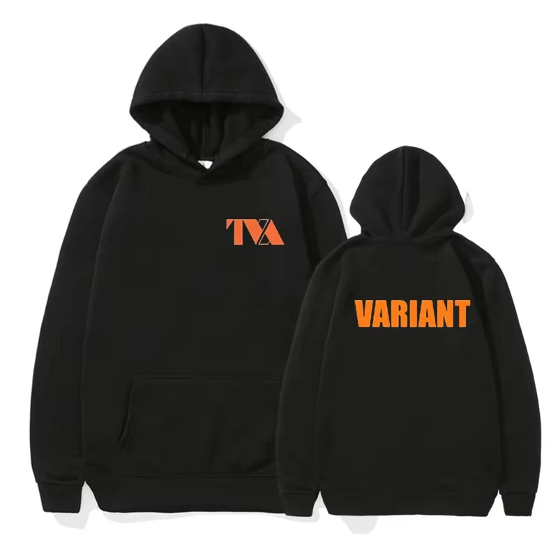 Spring and Autumn fashion new LOKI TVA Variant Letter letter printed streetwear unisex hoodie Unix warm casual sportswear
