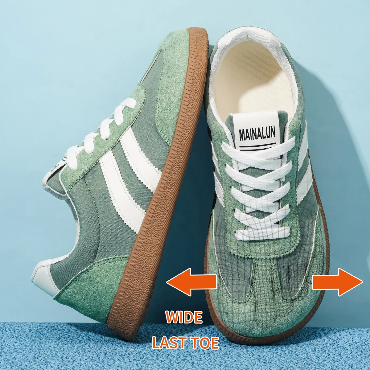 Men's Wide Width Sneakers - Large Size PU Upper & PVC Sole Low-Top Shoes Suitable for Indoor/Outdoor, Work, Travel,, Ca